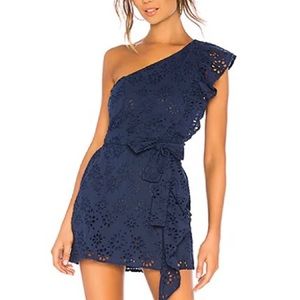 Lover and friends size small navy blue dress.